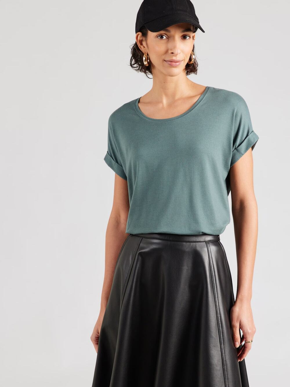 Standard James Perse Scoop Neck Raglan Tee Women's 3 (Large) Pastel Blue/Green